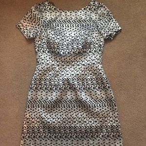 Gold and black dress